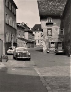 Blick in die Bohnesmühlgasse ca. 1970. (Foto: Willi Dürrnagel)