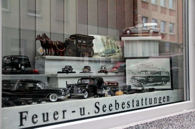 Schaufenster in der Semmelstraße.