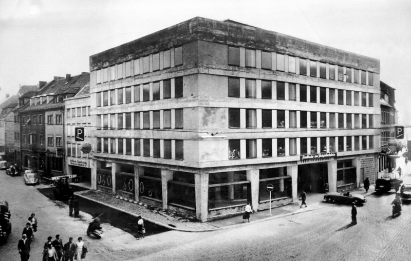 Parkhaus anno 1960.