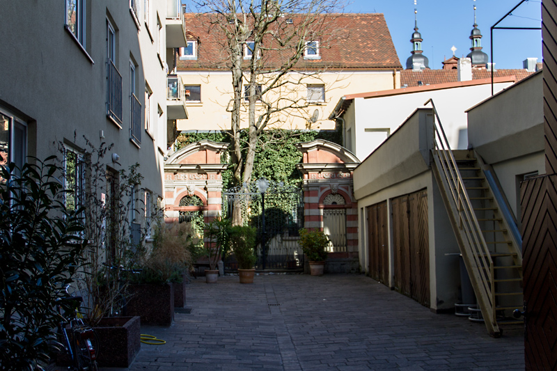 Hinterhof in der Sanderstraße
