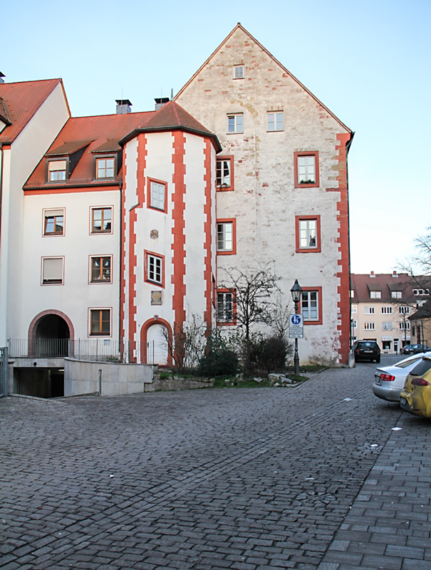 Alte Mauerfragmente des ehemaligen Klosters.
