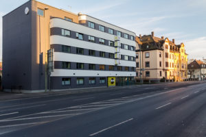 Hotelneubau der "B&B" Kette in der Veitshöchheimer Straße.