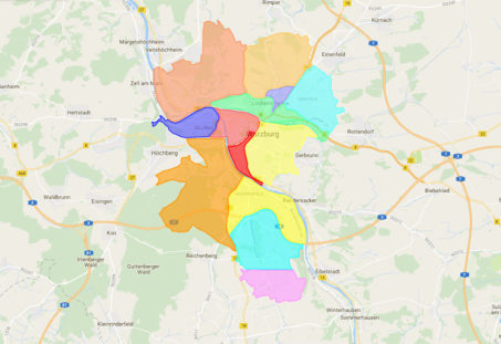 Würzburger Stadtteile