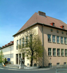 Die Ehemalige "Bertholdschule" (heute: "Goethe Schule").