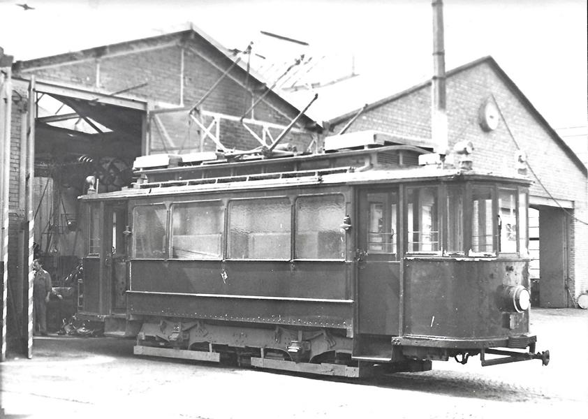 Straßenbahn Arbeitswagen 1955