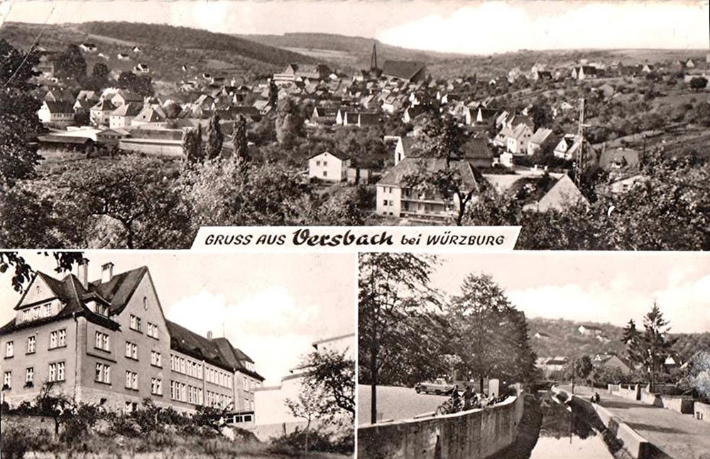 Gruß aus Versbach 1968.