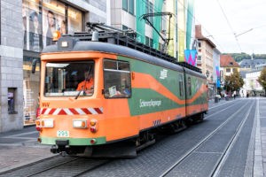Der Düwag-Schienenpflegezug (Fahrzeugnummer 295)