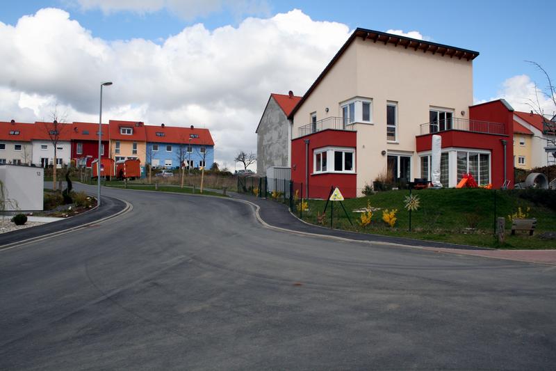 Neubaugebiet oberhalb von Versbach.
