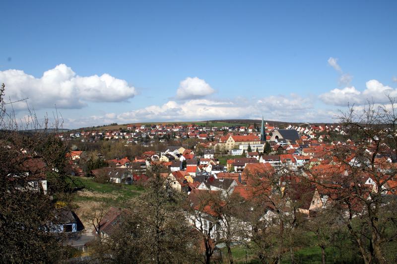 Blick auf Versbach.