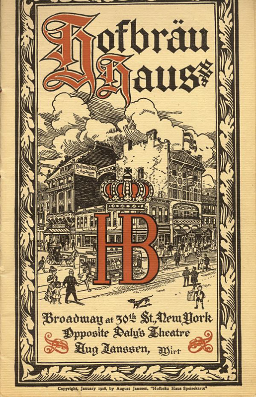 Das Bier aus Würzburg schaffte es damals schon bis auf den Broadway nach New York.