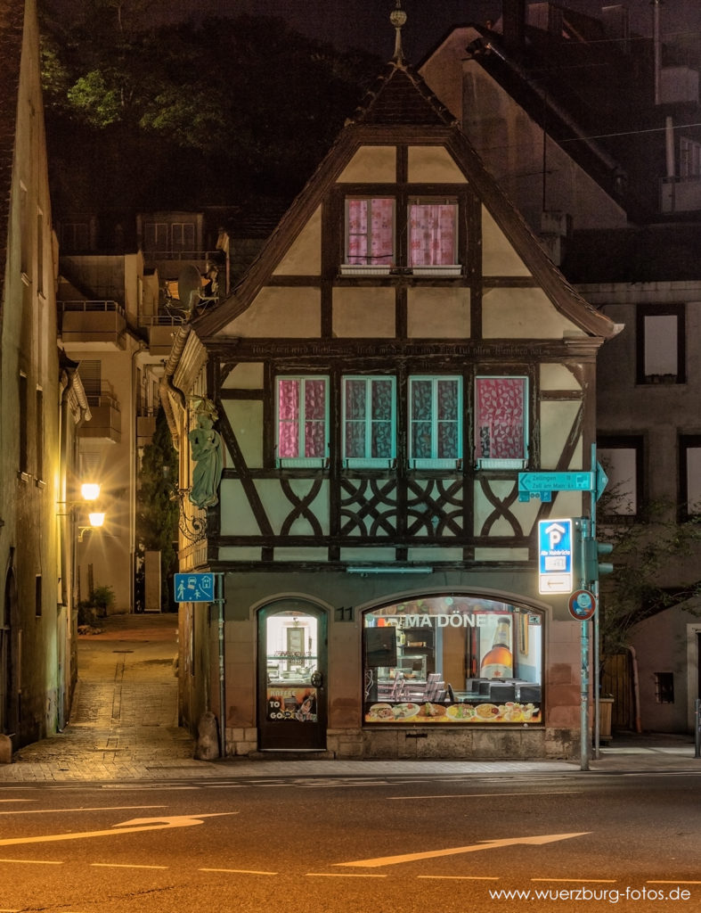 Ein schönes altes Fachwerkhaus im Mainviertel.