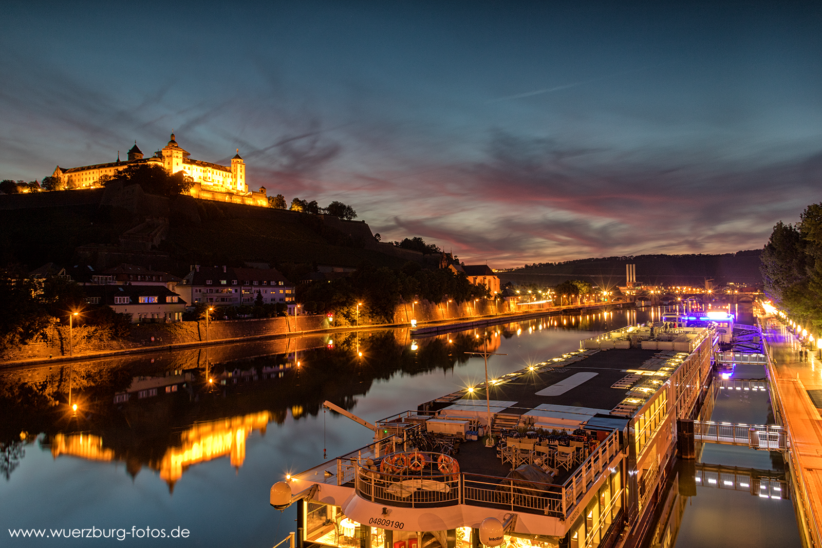 Würzburg im Sommer.