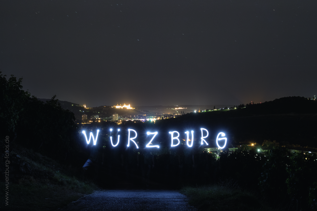 Würzburg als "Lichtmalerei".