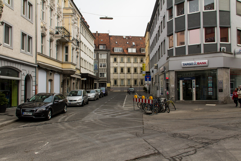 Eichhornstraße, Ecke Herzogenstraße