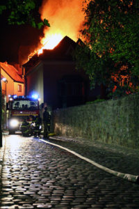 Großbrand Peterpfarrgasse 2011