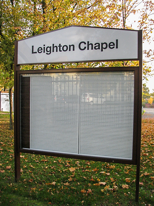 In der "Leighton Chapel" finden schon lange kein Gottesdienst mehr statt.