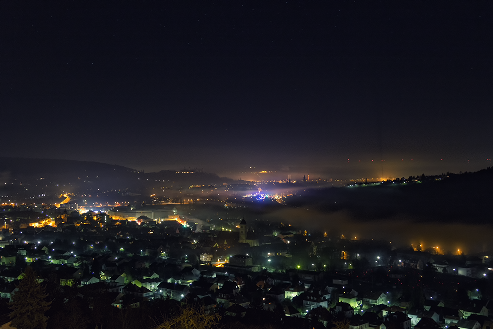 Würzburg im Nebel