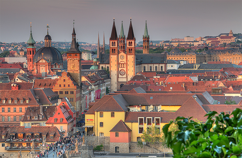 Einen der schönsten Ausblicke auf Würzburg hat man natürlich von "oben" - also von der "Festung Marienberg".