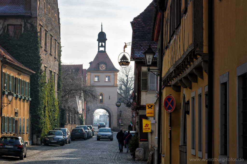 Blick zum Ochsenfurter Tor.