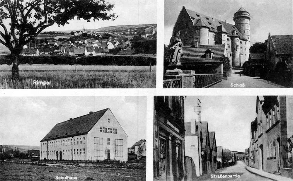 Rimpar Schulhaus 1943