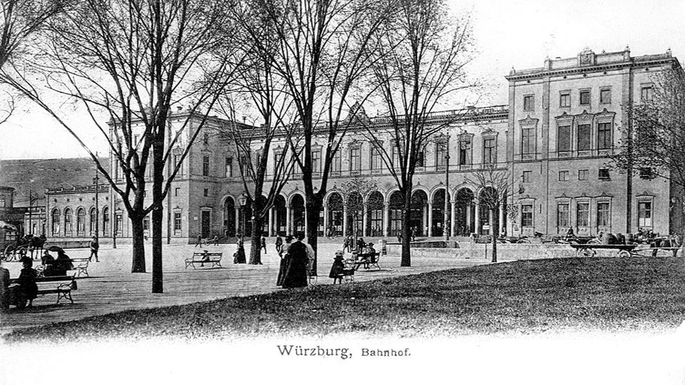 Würzburg Hauptbahnhof 1904