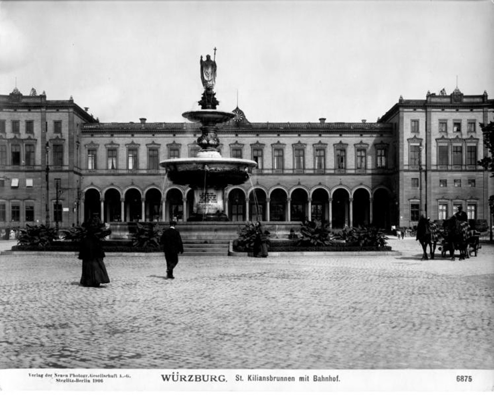 Würzburg Hauptbahnhof 1906