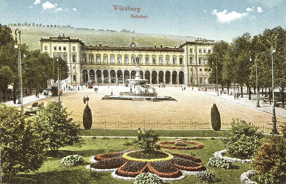 Würzburg Hauptbahnhof 1916