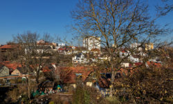Blick auf Gerbrunn im Landkreis Würzburg.