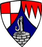 Das Wappen von Gerbrunn.
