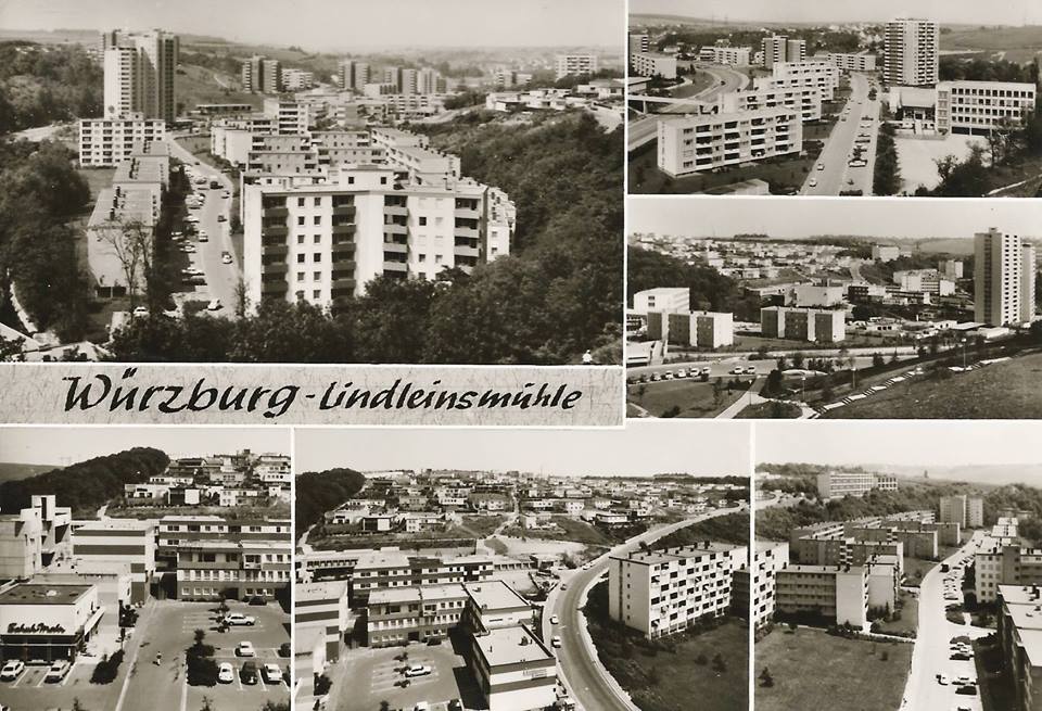 Postkarte aus dem Stadtteil Lindleinsmühle aus der Zeit nach 1968. (Foto: Archiv Willi Dürrnagel)