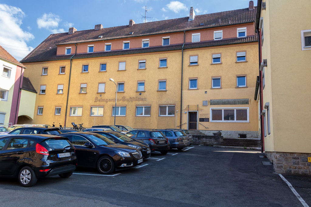 Die ehemaligen "Heimgarten-Gaststätten".