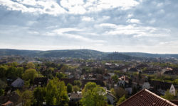 Atemberaubender Ausblick auf Würzburg aus dem Turm von Marianhill.
