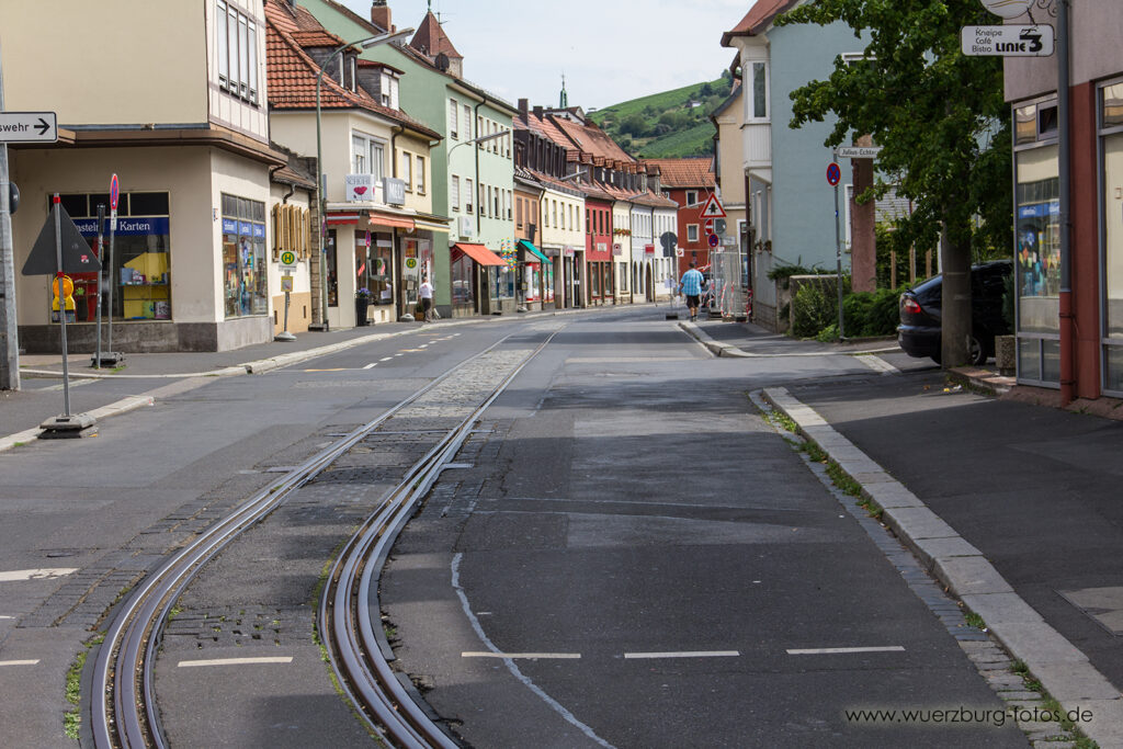 Die letzten Tage der Schienen nach Heidingsfeld.