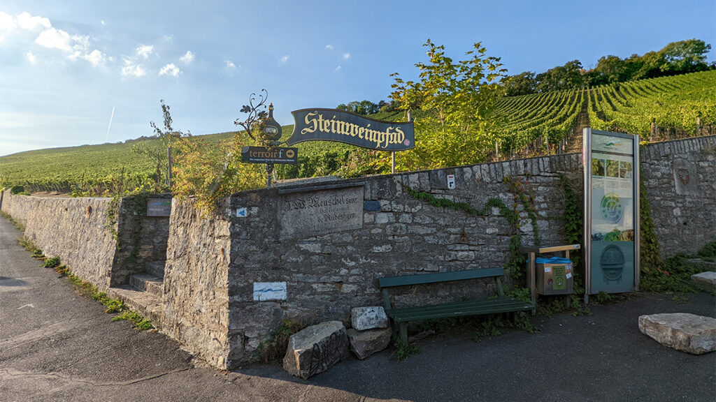 Von Oberdürrbach über den Stein-Wein-Pfad in die Stadt