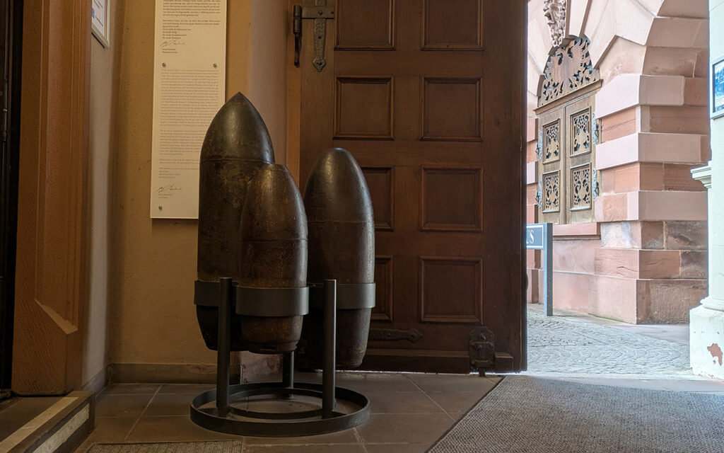 Bomben wie diese waren es, die Würzburg am 16. März 1945 zerstörten.