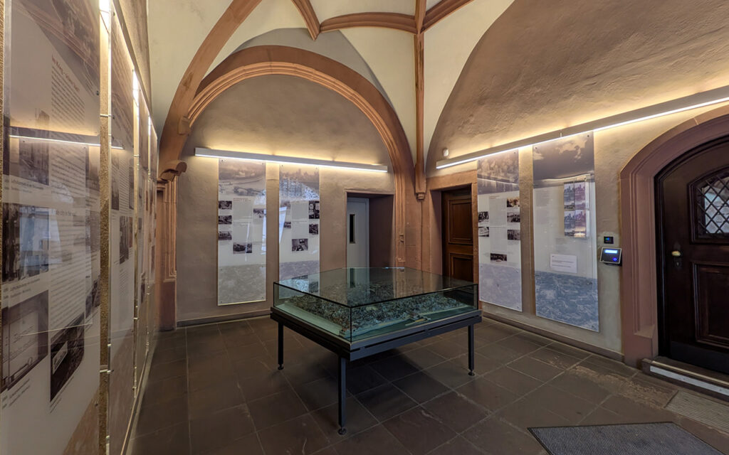 Blick in den Gedenkraum im Grafeneckart.