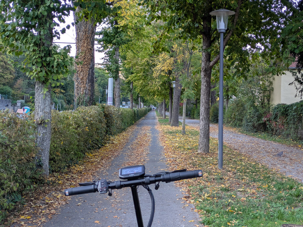 ... entlang der Mergentheimer Straße.